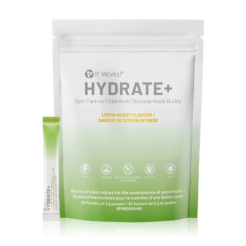It Works Hydrate+ Plus - Supplément d'électrolytes