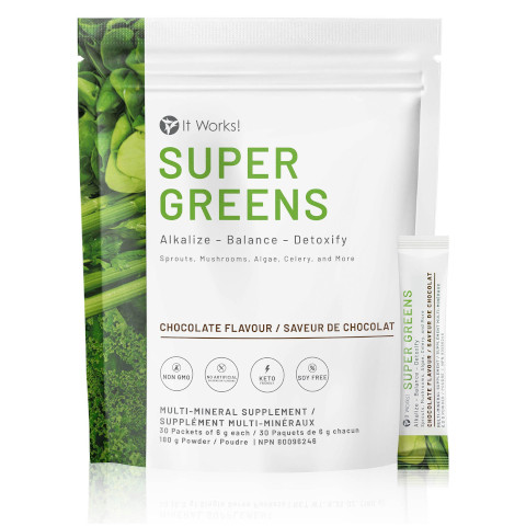 It Works Super Greens Chocolat