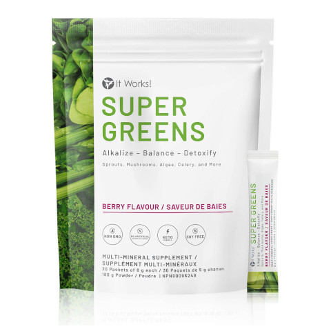 It Works Super Greens Baies